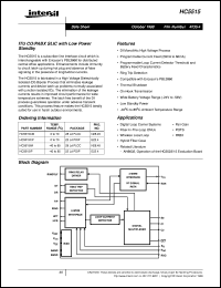 datasheet for HC5515 by Intersil Corporation