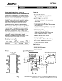 datasheet for HIP5020 by Intersil Corporation