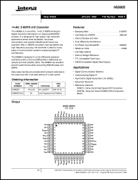 datasheet for HI5905 by Intersil Corporation