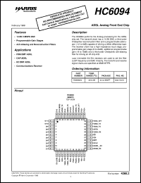 datasheet for HC6094 by Intersil Corporation