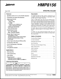 datasheet for HMP8156 by Intersil Corporation