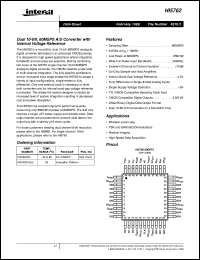 datasheet for HI5762 by Intersil Corporation