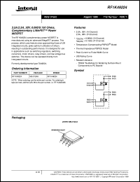 datasheet for RF1K49224 by Intersil Corporation