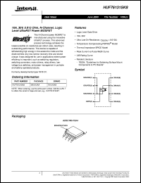 datasheet for HUF76131SK8 by Intersil Corporation