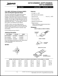 datasheet for HGTP12N60B3D by Intersil Corporation