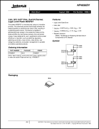 datasheet for HP4936DY by Intersil Corporation