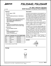 datasheet for FSL23A4D by Intersil Corporation