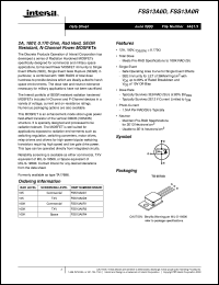 datasheet for FSS13A0R by Intersil Corporation