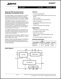 datasheet for HC5503T by Intersil Corporation