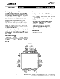 datasheet for HIP9022 by Intersil Corporation