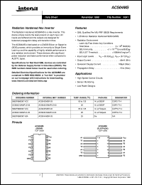 datasheet for ACS04MS by Intersil Corporation