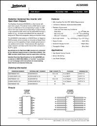 datasheet for ACS05MS by Intersil Corporation
