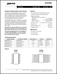 datasheet for ACS32MS by Intersil Corporation