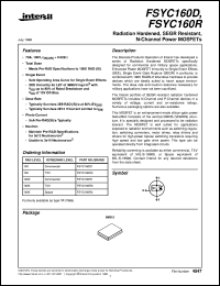 datasheet for FSYC160R by Intersil Corporation