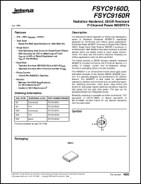 datasheet for FSYC9160D by Intersil Corporation