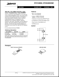 datasheet for RF3S49092SM by Intersil Corporation