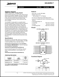 datasheet for HS-302RH-T by Intersil Corporation