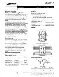 datasheet for HS-390RH-T by Intersil Corporation