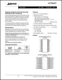 datasheet for ACTS245T by Intersil Corporation