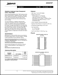 datasheet for HCS373T by Intersil Corporation
