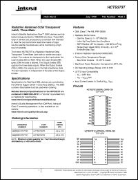 datasheet for HCTS373T by Intersil Corporation