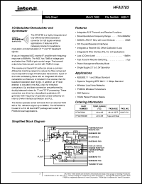 datasheet for HFA3783 by Intersil Corporation