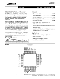 datasheet for HI3256 by Intersil Corporation