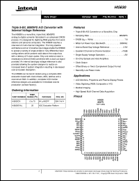 datasheet for HI5630 by Intersil Corporation