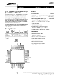 datasheet for HI5828 by Intersil Corporation