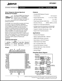 datasheet for HFA3861 by Intersil Corporation
