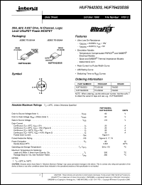 datasheet for HUF76423D3 by Intersil Corporation