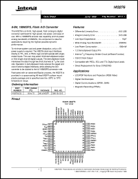 datasheet for HI3276 by Intersil Corporation