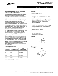 datasheet for FSYE430R by Intersil Corporation