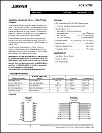 datasheet for ACS147MS by Intersil Corporation