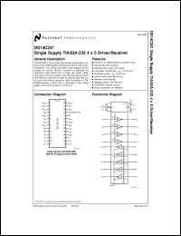 datasheet for DS14C241WMX by 