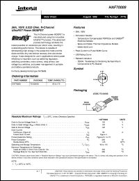 datasheet for HAF70009 by Intersil Corporation