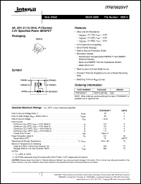 datasheet for ITF87052SVT by Intersil Corporation