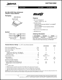 datasheet for HUF75531SK8 by Intersil Corporation