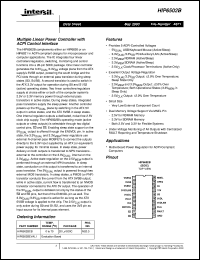 datasheet for HIP6502B by Intersil Corporation