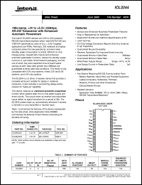 datasheet for ICL3244 by Intersil Corporation