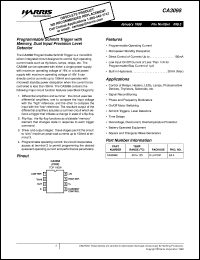datasheet for CA3098 by Intersil Corporation