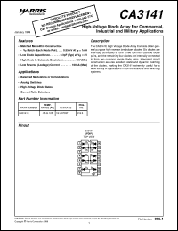 datasheet for CA3141 by Intersil Corporation