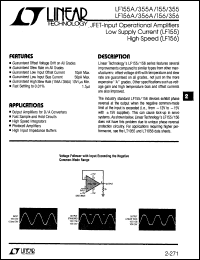datasheet for LF155 by Linear Technology