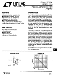 datasheet for LF198 by Linear Technology