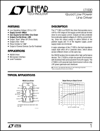 datasheet for LT1030 by Linear Technology