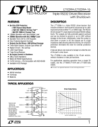datasheet for LT1039A-16 by Linear Technology