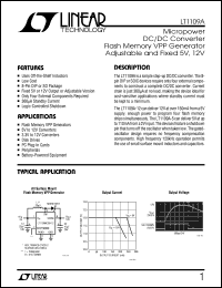 datasheet for LT1109A by Linear Technology