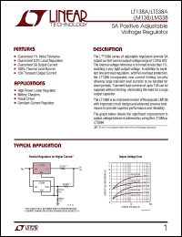 datasheet for LM138 by Linear Technology