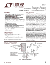 datasheet for LT1511 by Linear Technology