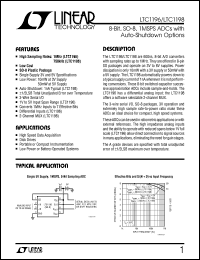 datasheet for LTC1198 by Linear Technology